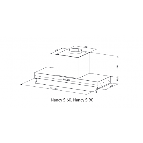 Встраиваемая вытяжка Kuppersberg NANCY S 60 (черный) 8