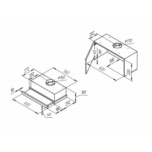 Встраиваемая вытяжка Kuppersberg SLIMLUX IV 60 X (нержавеющая сталь) 3