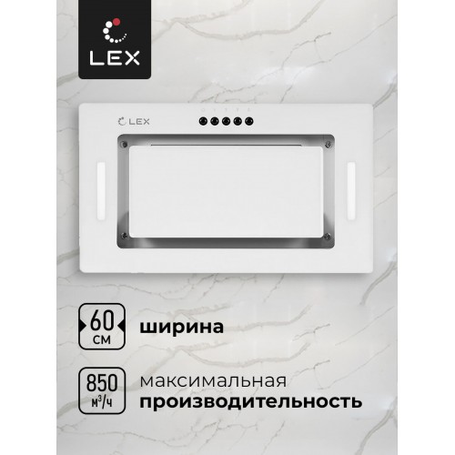 Встраиваемая вытяжка LEX GS BLOC G 600 (белый) 1