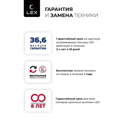 Встраиваемая вытяжка Lex Hyper 900 GS Inverter GR (серый) 3