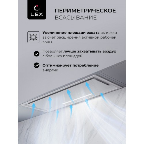 Встраиваемая вытяжка Lex Hyper 900 GS Inverter WH (белый) 2
