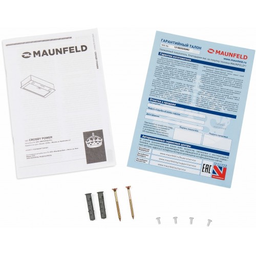 Встраиваемая вытяжка MAUNFELD Crosby Power 60 (черный) 2