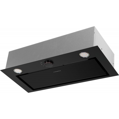 Встраиваемая вытяжка Maunfeld Crosby Rocky 60 Black Glass (черное стекло) 