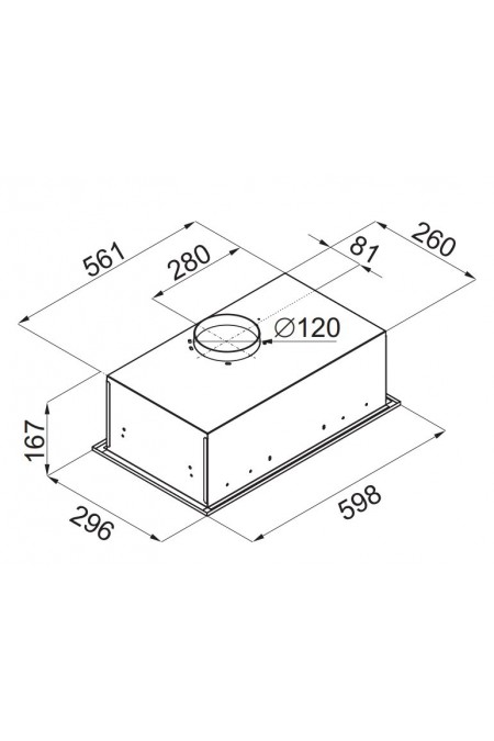 Встраиваемая вытяжка MAUNFELD Crosby Singl 60 (бежевый) 3