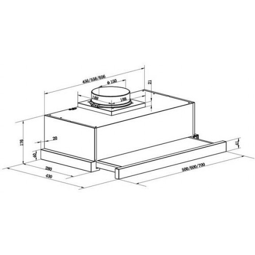 Встраиваемая вытяжка MAUNFELD VS Fast 60 (белый) 2