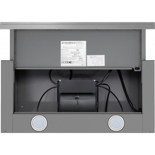 Встраиваемая вытяжка Maunfeld VSQ 60 INOX/GLASS WHITE (нержавеющая сталь/белый) 5