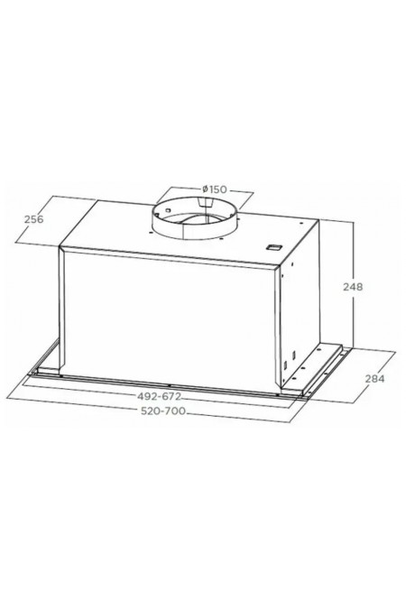 Встраиваемая вытяжка Midea MH 60I 300 X (нержавеющая сталь) 3