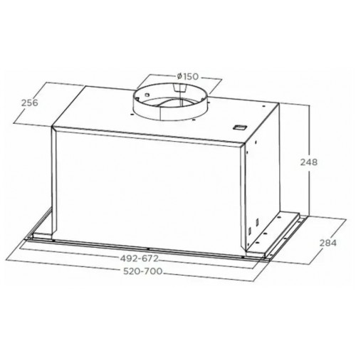 Встраиваемая вытяжка Midea MH 60I 300 X (нержавеющая сталь) 3
