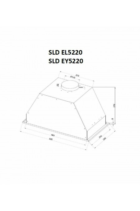 Встраиваемая вытяжка Schaub Lorenz SLD EL5220 (белое стекло) 4