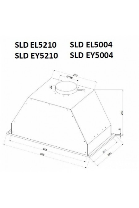 Встраиваемая вытяжка Schaub Lorenz SLD ES5210 (черный) 1
