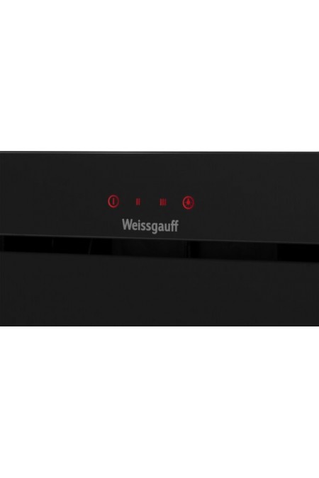Встраиваемая вытяжка Weissgauff Intense 600 Touch Black Glass (черный) 2