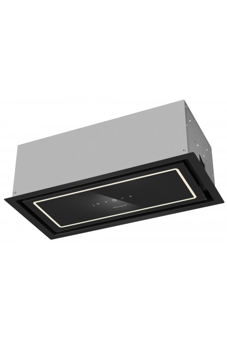 Встраиваемая вытяжка Weissgauff Quadra 600 Touch Black Glass (черный) 1