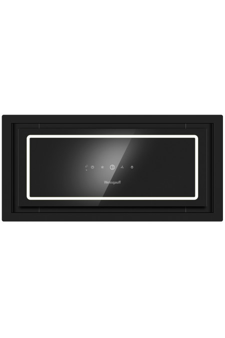 Встраиваемая вытяжка Weissgauff Quadra 600 Touch Black Glass (черный) 2