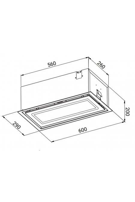 Встраиваемая вытяжка Weissgauff Quadra 600 Touch Black Glass (черный) 7