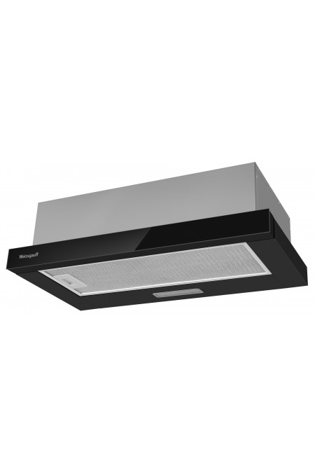 Встраиваемая вытяжка Weissgauff TEL 600 Black Glass (черный) 