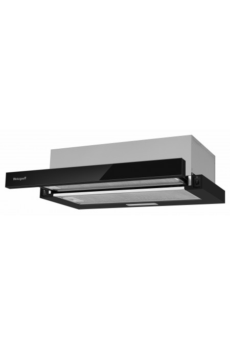 Встраиваемая вытяжка Weissgauff TEL 600 Black Glass (черный) 1