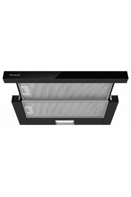 Встраиваемая вытяжка Weissgauff TEL 600 Black Glass (черный) 2