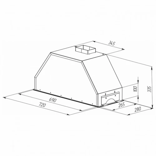 Встраиваемая вытяжка Zigmund Shtain K 014.7 W (белый) 2