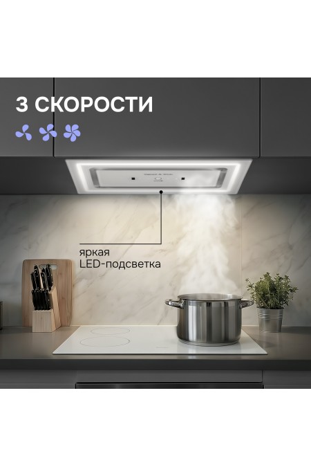 Встраиваемая вытяжка Zigmund Shtain K 171.7 W (белый) 6