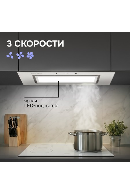 Встраиваемая вытяжка Zigmund Shtain K 172.7 W (белый) 8