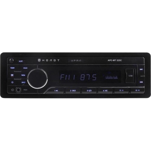 Автомагнитола УРАЛ МОЛОТ АРС-МТ 225С (черный) 3