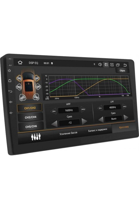 Автомагнитола ACV AD-9006DSP (черный) 3