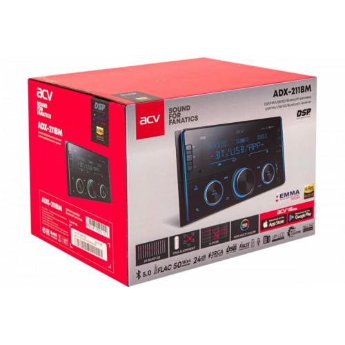 Автомагнитола ACV ADX-211BM (черный) 6