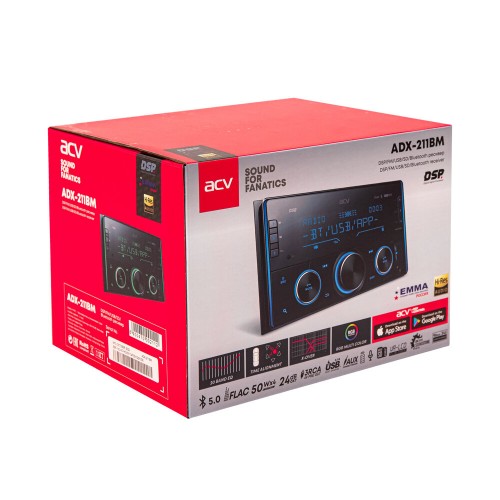 Автомагнитола ACV ADX-211BM (черный) 8