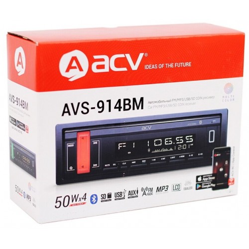 Автомагнитола ACV AVS-914BM (черный) 6