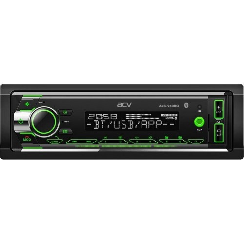 Автомагнитола ACV AVS-916BG (черный/зеленый) 3