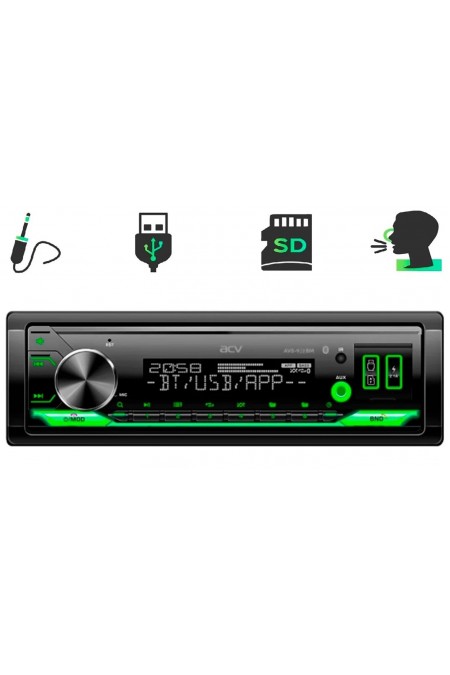 Автомагнитола ACV AVS-928BG (черный/зеленая подсветка) 1