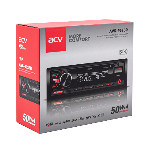 Автомагнитола ACV AVS-932BR (черный/серебристый) 5