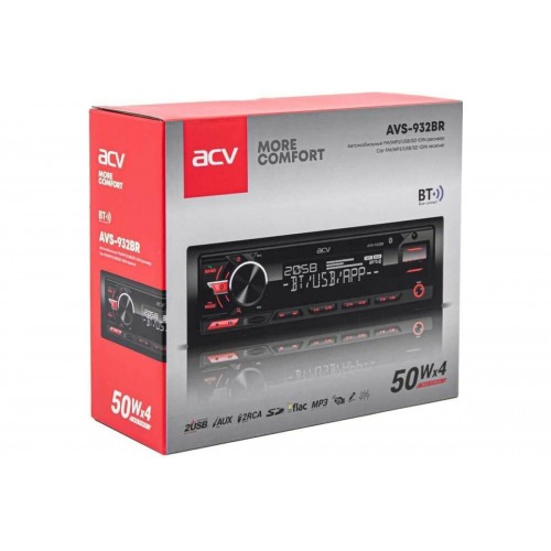 Автомагнитола ACV AVS-932BR (черный/серебристый) 9