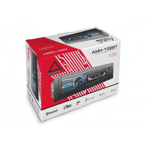 Автомагнитола AurA FIREBALL-102BT (черный/синяя подсветка) 5