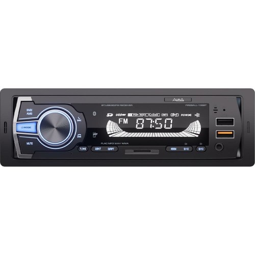 Автомагнитола AurA FIREBALL-106BT (черный/синяя подсветка) 