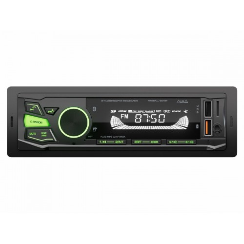 Автомагнитола AurA FIREBALL-201BT (черный/зеленая подсветка) 1