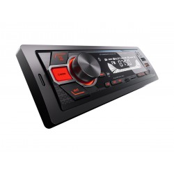 Автомагнитола AurA FIREBALL-203BT (черный/красная подсветка)