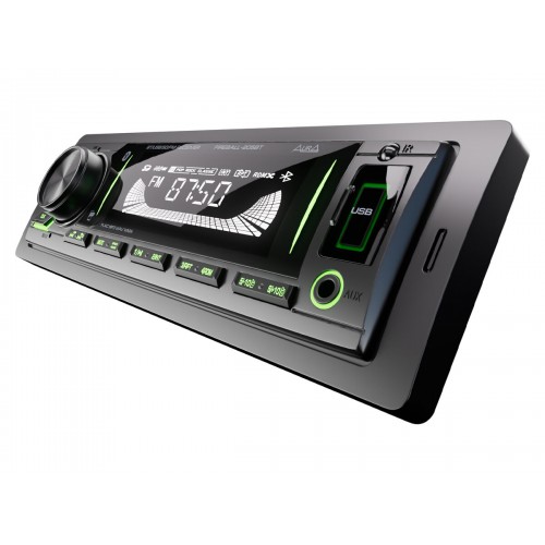 Автомагнитола AurA FIREBALL-205BT (черный/зеленая подсветка) 3