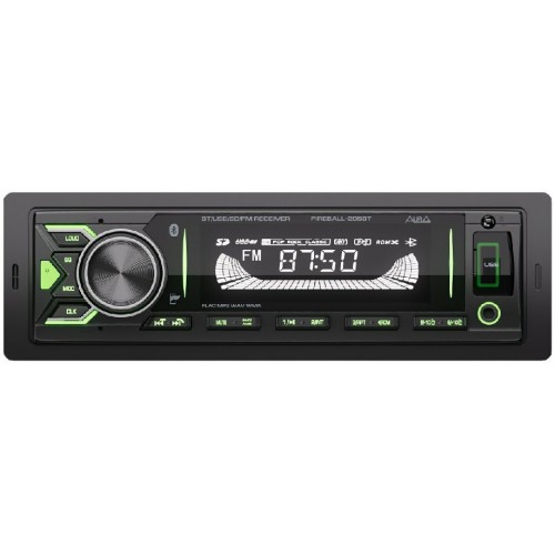 Автомагнитола AurA FIREBALL-205BT (черный/зеленая подсветка) 8