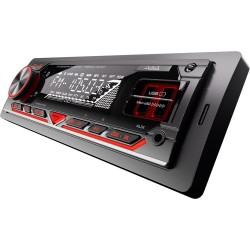 Автомагнитола AurA FIREBALL-301BT (черный/красная подсветка)