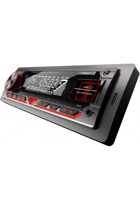 Автомагнитола AurA FIREBALL-301BT (черный/красная подсветка) 