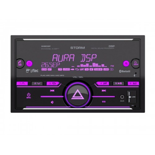 Автомагнитола AURA STORM-846 (черный) 