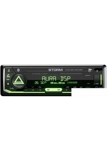 Автомагнитола AURA STORM-868DSP (черный) 