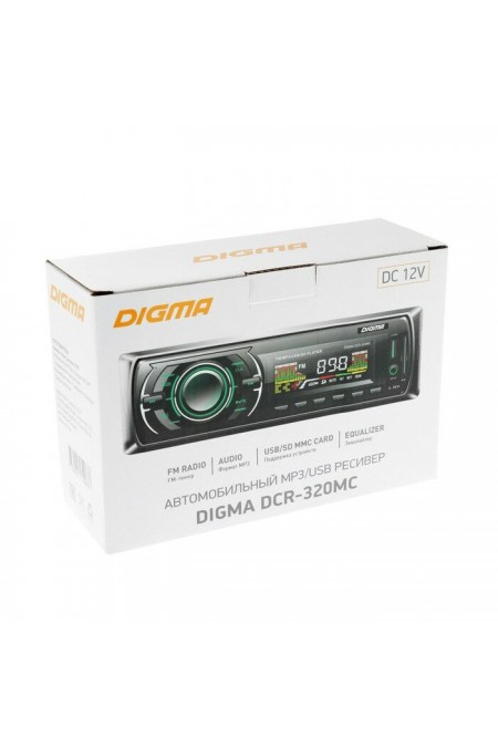Автомагнитола DIGMA DCR-320MC (черный) 8