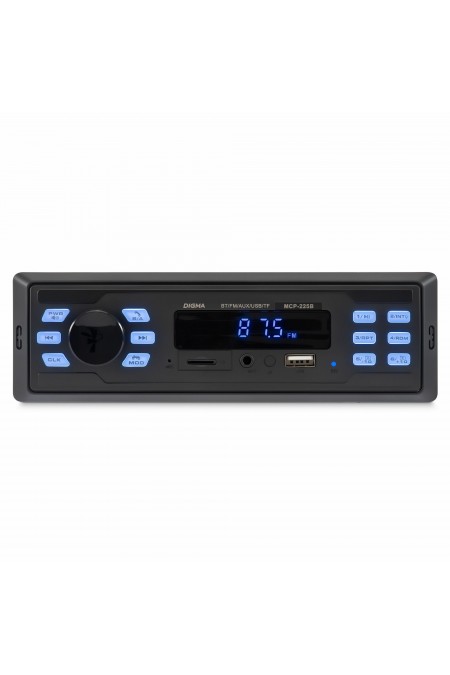 Автомагнитола Digma MCP-225B (черный) 