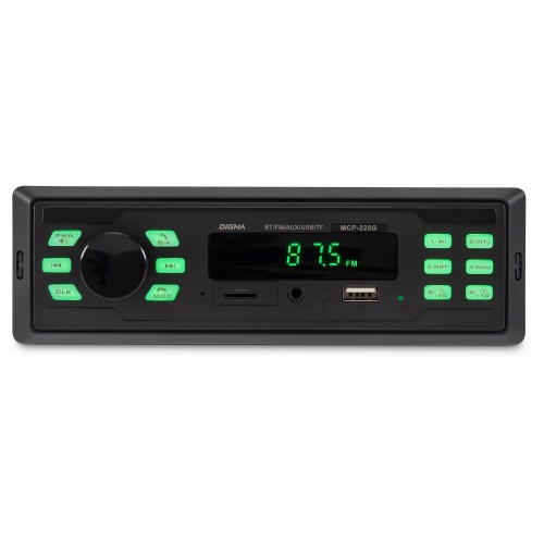 Автомагнитола Digma MCP-225G (черный) 