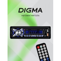Автомагнитола Digma MCP-455 (черный)