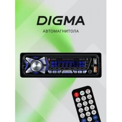 Автомагнитола Digma MCP-455 (черный)