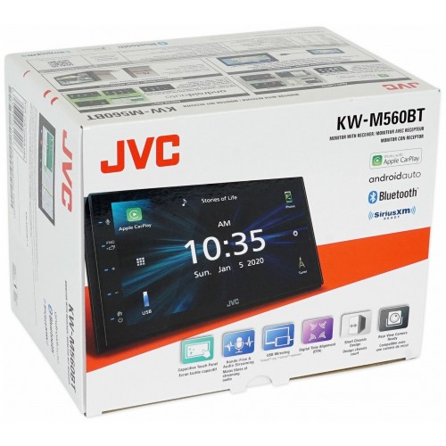 Автомагнитола JVC KW-M560BT (черный) 3