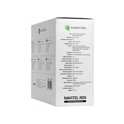Автомагнитола Navitel RD5 (черный) 9